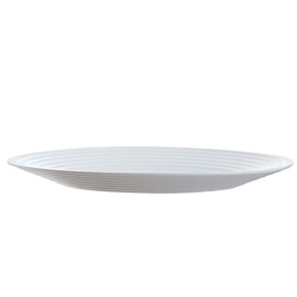 Luminarc 8013636 Harena Plates, Glass, 25 cm, White - 1 Unit