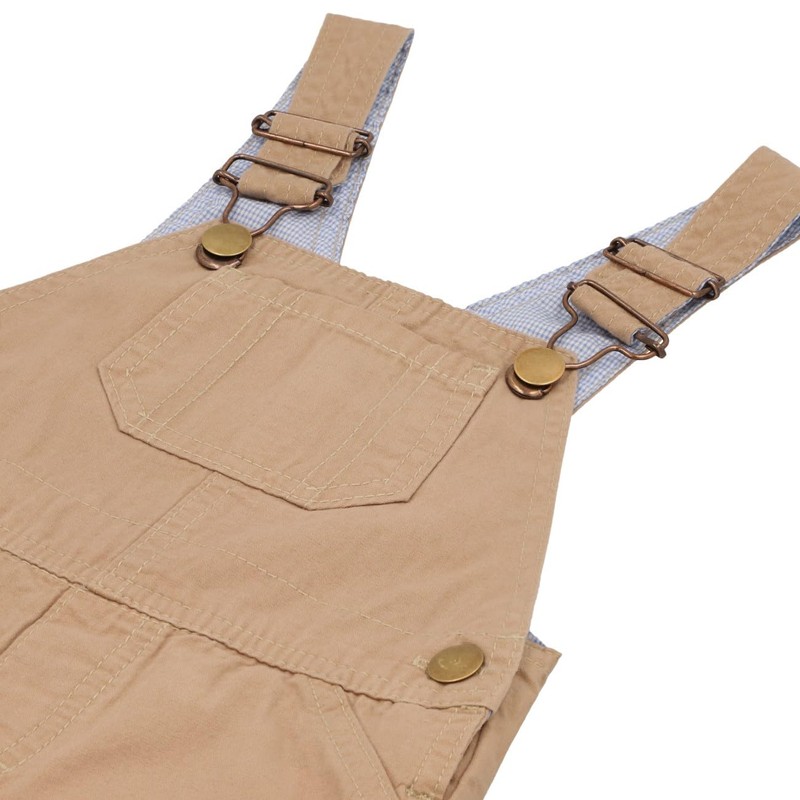 Overol bebe niño pantalon de gabardina - tirantes ajustables -