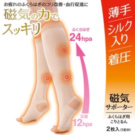 アルファックス 磁気サポーター ふくらはぎ用こりとるん 2枚入(1足分) Lサイズ