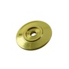Renovators Supply Manufacturing Cabinet Door Knob Rosette Bright Brass 1.25"