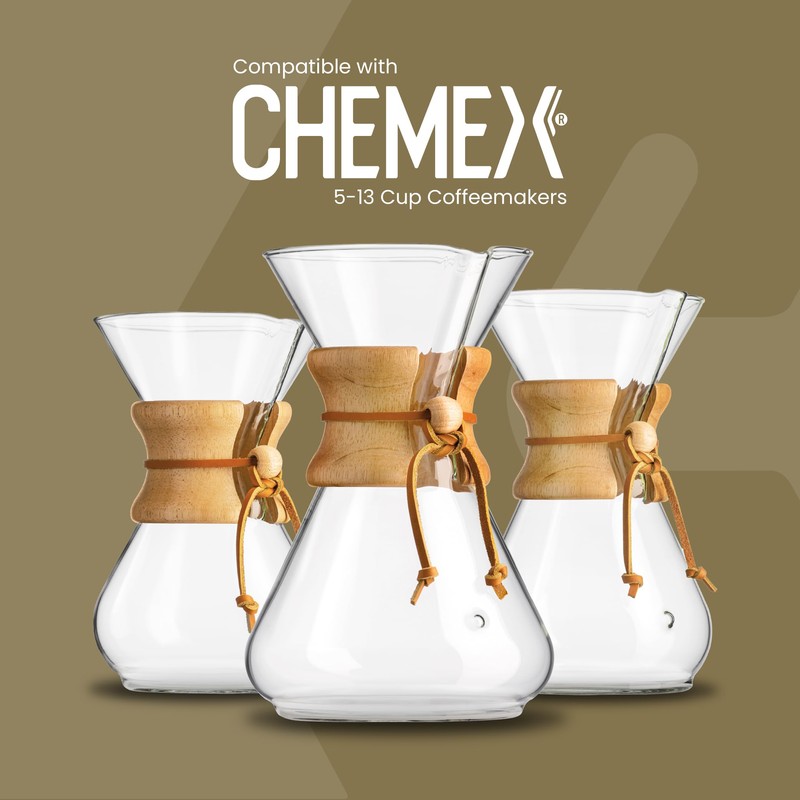 Chemex Bonded Filter - Natural Square - 100 ct -