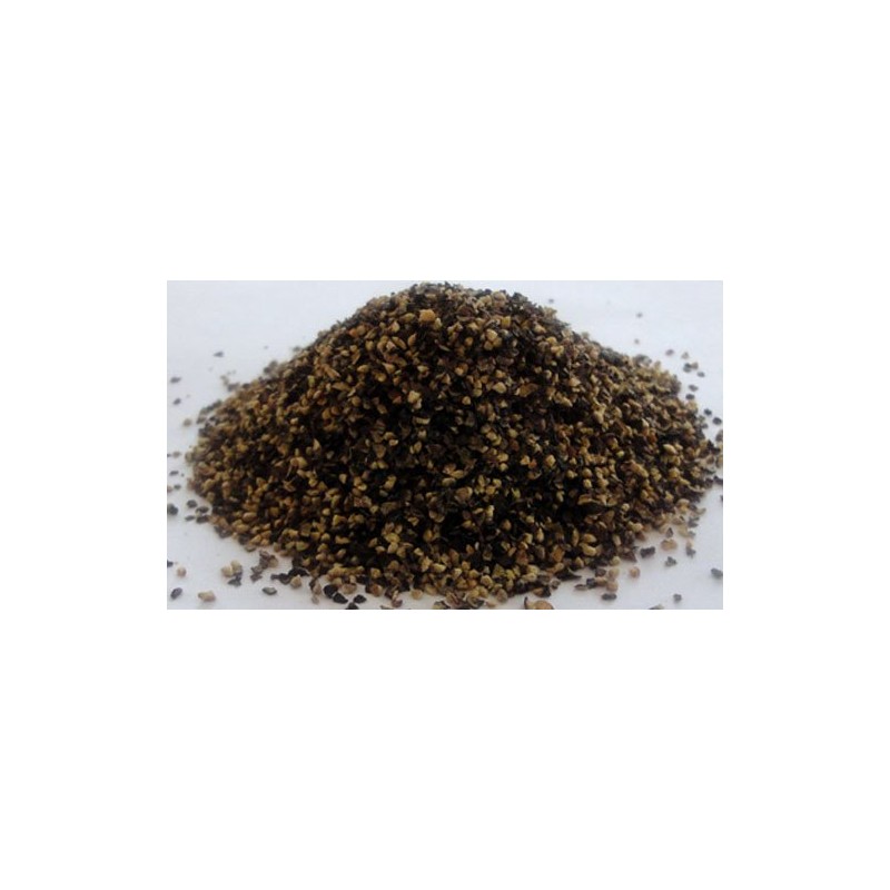 Coarse Cracked Black Pepper - Shaker Jar - 400g (Ideal