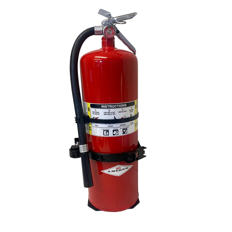 Universal Generic Fire Extinguisher Bracket for 7" Diameter Cylinders Replaces