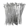 100pcs 304 Stainless Steel Cable Ties Wrap Coated Self Locking
