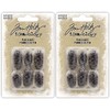 Tim Holtz Idea-Ology 2023 Christmas Pinecones - Bundle of Two