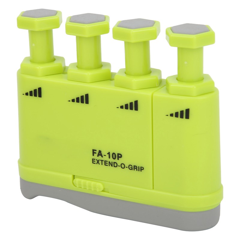 Finger Strengthener Exerciser Adjustable Tension Plastic Trainer for Musician GuitaristGreen
