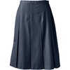 Lands' End Uniform Box Pleat Skirt Below The Knee Classic