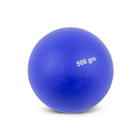 Kugelstoßen - leichte Übungs-Stoßkugel für Kinder - 500 Gramm - blau