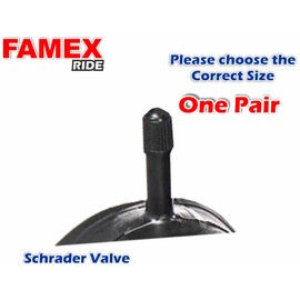 Mountain Bike Inner Tubes, 27.5 x 1.95-2.125 Inch and 29 Inch, 32mm Schrader Valve, 2-Pack (27.5")