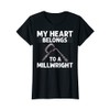 Womens Millwright Wife Training Industrial Mechanic Welding Tools T-Shirt