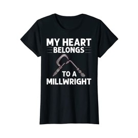 Womens Millwright Wife Training Industrial Mechanic Welding Tools T-Shirt