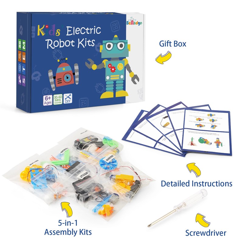 STEM Robotics Science Kits, Crafts for Boys 6-8 Girls 8-12,