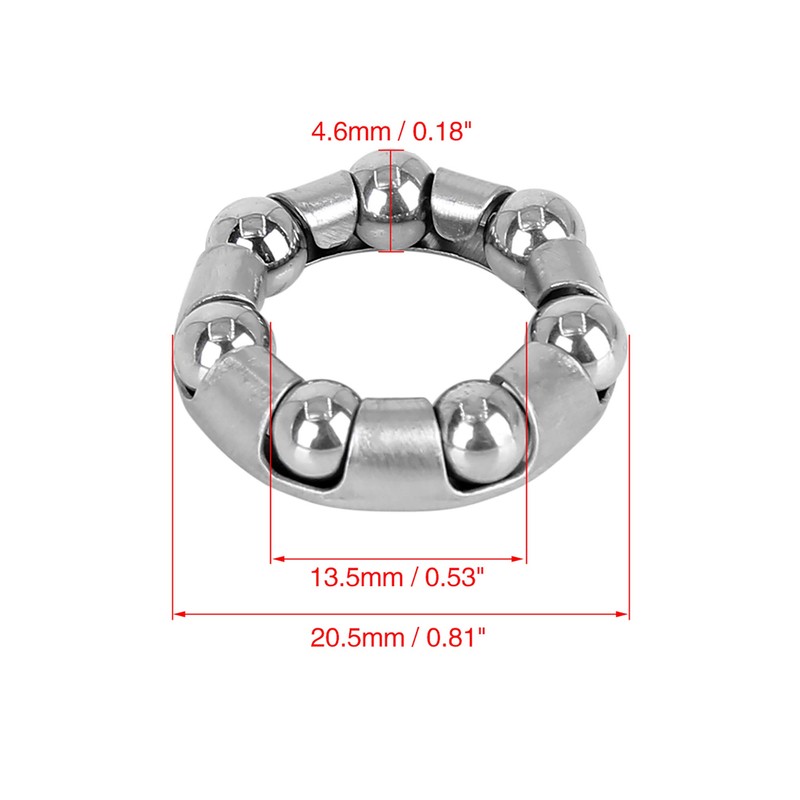 X AUTOHAUX 12pcs 20.5mm x 7 Ball Bearing Cages Crank