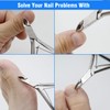 Cuticle Trimmer Cuticle Nippers,Professional Stainless Steel Cuticle Cutter Cuticle Remover,Pedicure