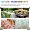 Glarks 30 Pack Rectangular Shape Plastic Table Cover Clips Tablecloth