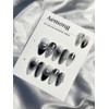 [Hiphan Nail Premium Emboss] Radish Heart Line Nail Tip –