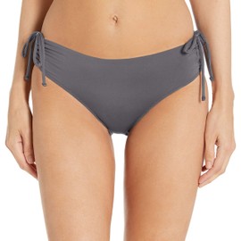 Kanu Surf Women's Bikini Swimsuit Bottoms, Charcoal Mid-Rise, 10