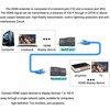 Yeebline Extensor HDMI a RJ45, repetidor de convertidor HDMI, paquete