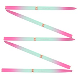 TOVINANNA 5Pcs Nail Art Liner Brush Set Gradient Metallic Nail Painting Tools with Fine Bristles for Precision for and Intricate Designs