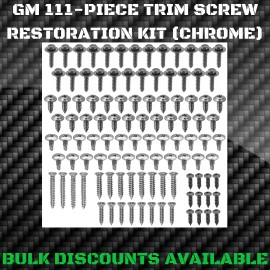 GM Replacement 1967-2002 Firebird Trans Am Interior Exterior Molding Engine Bay Trim SCREW KIT