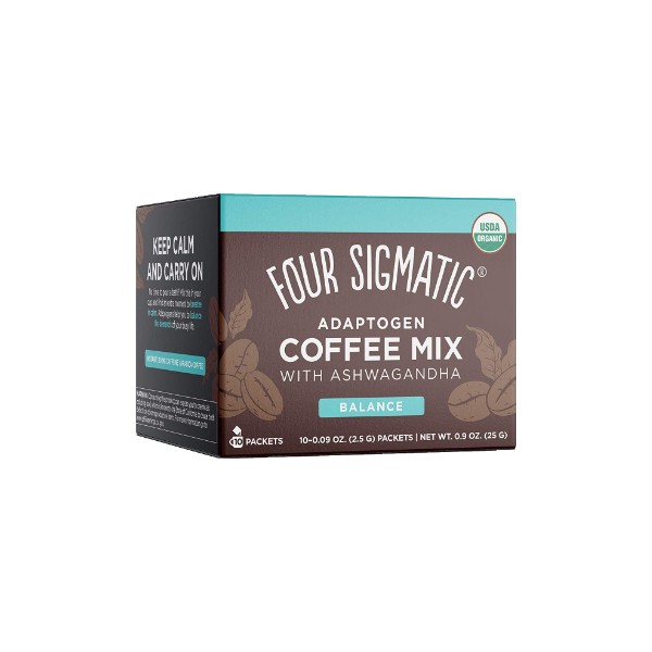 Four Sigmatic Adaptogen Coffee Mix With Ashwagandha (Balance) - 10 Packets