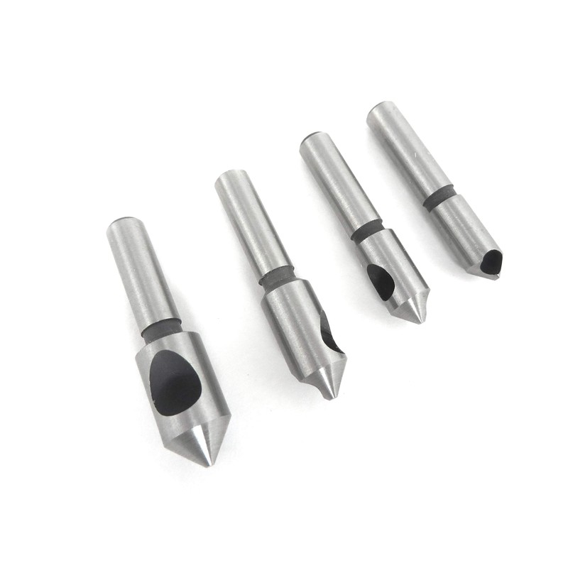 Taytools 467252 4 Piece 82 Degree Single Zero Flute Countersink