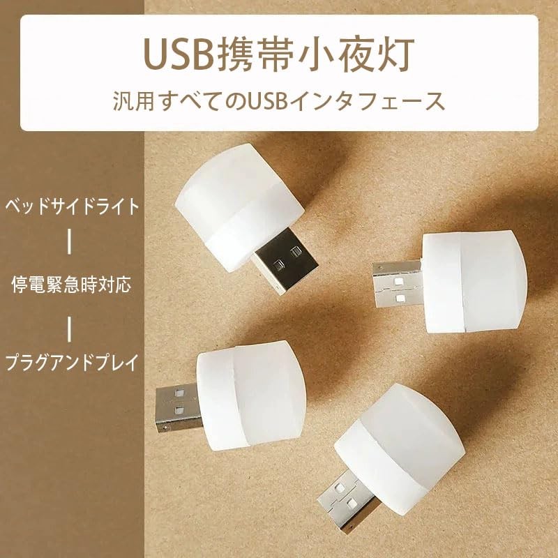 FamGift USB Mini Night Lamp, Lightweight and Easy to Carry