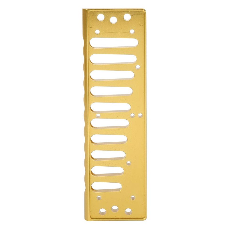 Dilwe Harmonica Comb, Metal Harmonica Comb 10-Hole Blues Harp Comb