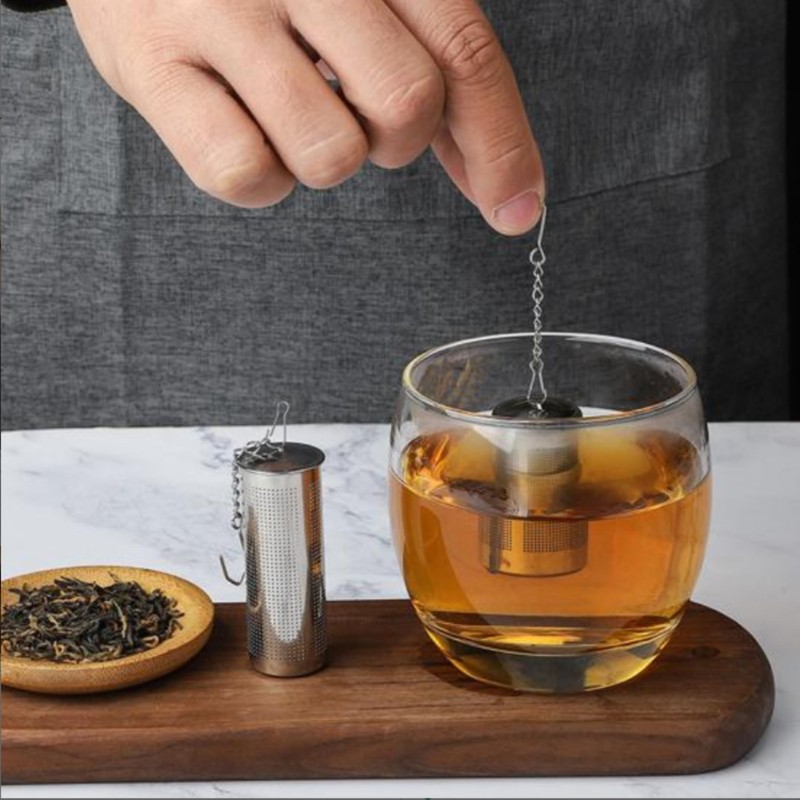 PARENCE – Infusore cilindrico in acciaio inox – Filtro da