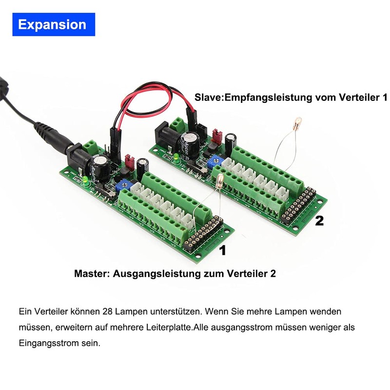 Evemodel PCB012 1set Power Distribution Board Self-adapt Distributor HO N