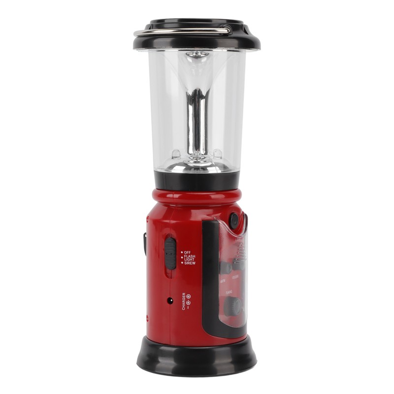 Radio Lantern Hand Crank USB Rechargeable Multi Functional AM FM