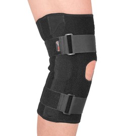 Ezy Wrap Condylar Hinged Knee Brace - Comfortable Compression Knee Sleeves – Great Knee Compression for Stability – Durable Hinged Knee Brace with Side Stabilizers