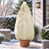 120x180cm Plant Frost Protection Cover – Non-Woven Drawstring Winter Cover