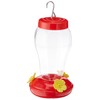 Momentum Brands Simple Hummingbird Feeder with Hook, Red
