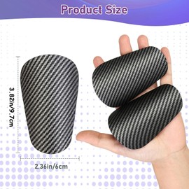 2 Stück Mini Schienbeinschoner, Fußball Schienbeinschoner, Schienbeinschoner Kinder Fussball, Kleine Schienbeinschoner für Fußball, Jungen, Mädchen, Erwachsene, Schienbeinschoner 9.5 x 6 cm