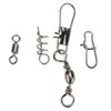 20 Kinds 128Pcs/Lot Fishing Accessories Hooks Swivels Stoppers Connectors Box