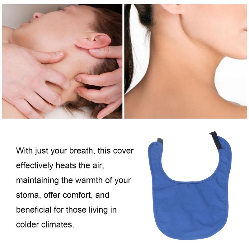 Tracheostomy Dust Cover Breathable Nylon Neck Stoma Trachea Protection Cover