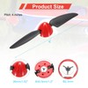 sourcing map 6x4 Inch RC Plane Propeller, RC Folding Propellers