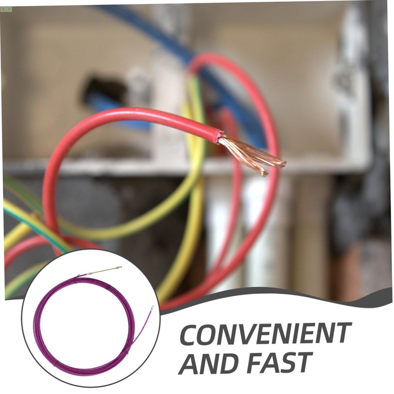 Operitacx Steel Wire Threader Tool Upgraded Fish Tape Cable Puller