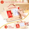 JoyCat Wooden Letter and Number Tracing Board, Alphabet Writing Practice