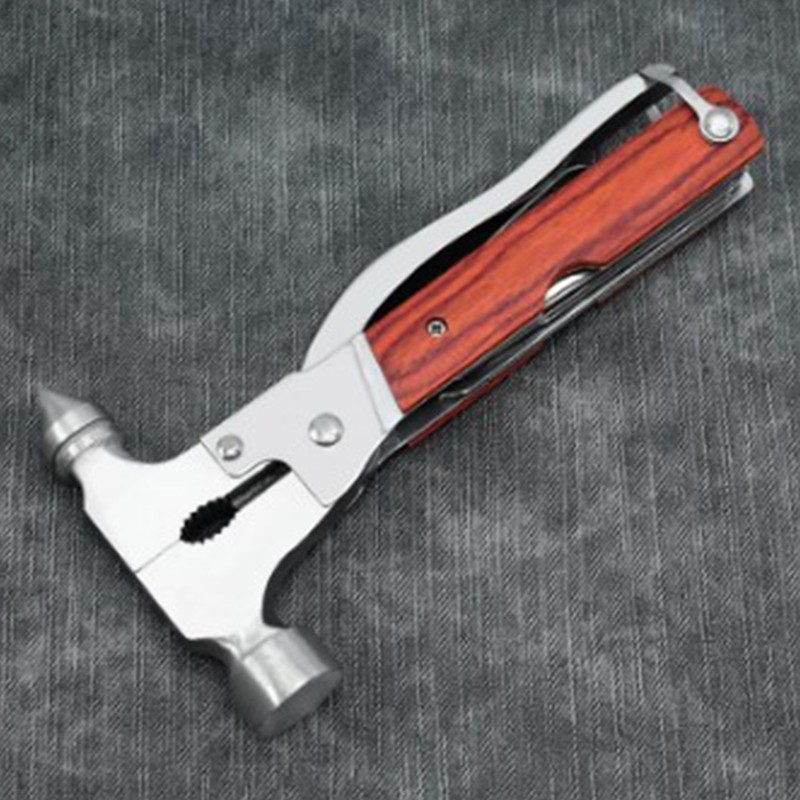 Multitool Hammer Steel Foldable Multipurpose Camping Hammer Multitool for Outdoor