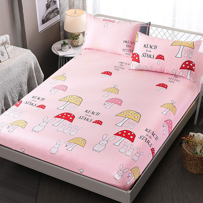 100% Cotton Soft Comfortable Breathable Fitted Sheet (150*200cm)