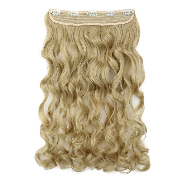 PRETTYSHOP 40 cm or 55 cm Clip-In Hair Extensions, Voluminous and Wavy Hairpiece
