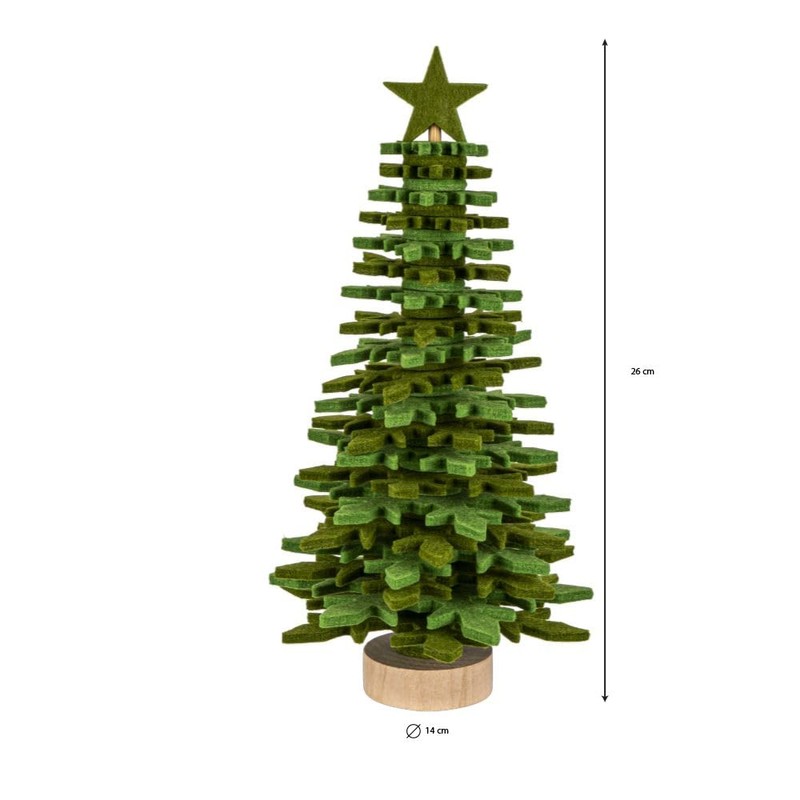 Ideen mit Herz | Filz-Tannenbaum zum Zusammenbauen | DIY Bastelset