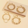 Dainty Gold Chain Bracelets for Women Layered Bracelet Simple Sparkle