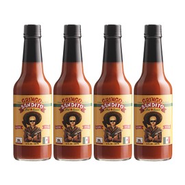 Gringo Bandito Hot Sauce, Original Red, 10 Ounce (Pack of 4)