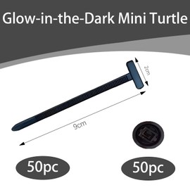 50 Pcs Nylon Universal Cable Tie Buckle, Cable Ties Black Zip Ties Heavy Duty Zip Tie Clips for Trunks and Engine Guards & Daily Repair