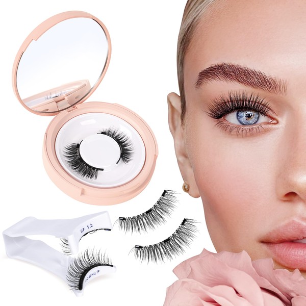 Mayhug Magnetic Eyelashes Fluffy False Eyelashes No Glue Needed Magnetic