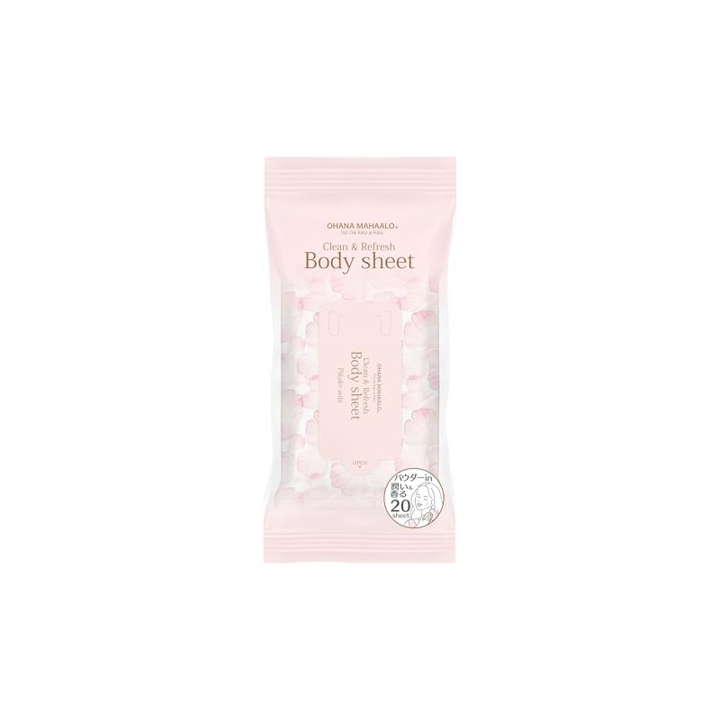 オハナマハロ リフレッシュボディシート ピカケアウリィ
