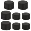 SquEqu 8 Pack Weight Bench End Caps Replacement Exercise Steppers